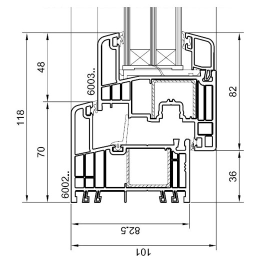 Уплотнитель gealan 3152